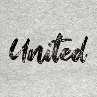 United_distressed_front/back T-Shirt